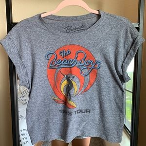 EUC!! Urban Outfitters Beach Boys Cropped T-Shirt